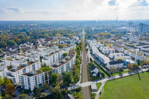 Vogelperspektive Sossenheim | RTW | PfA Mitte