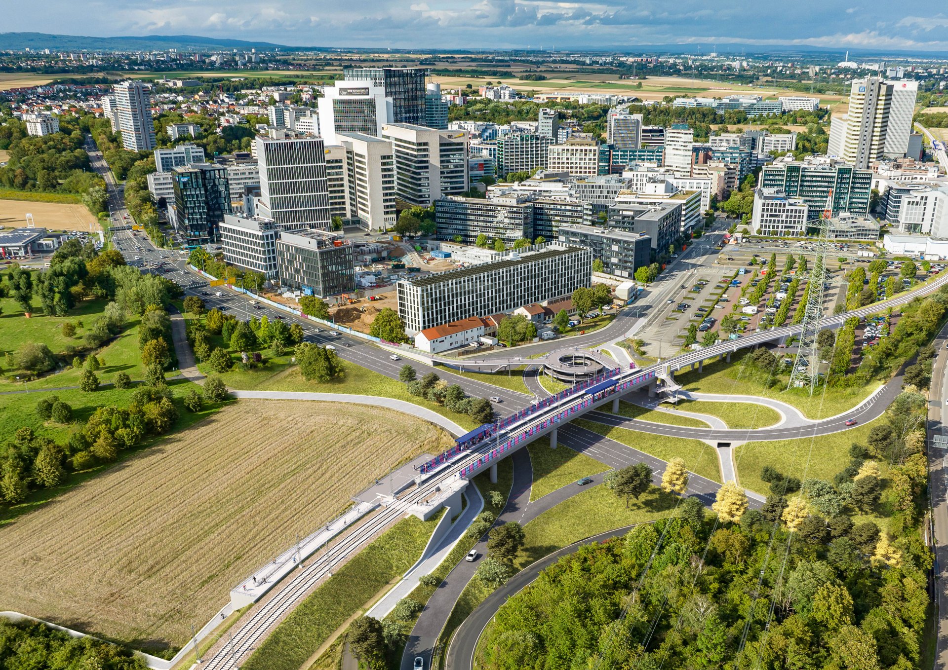 3D-Visualisierung Stadtbahn