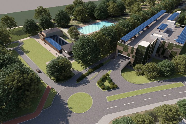 Planung Umfeld Freibad | Visualisierung