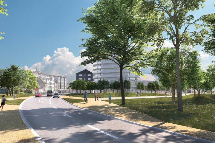 Großräumliche Stadtentwicklung | Fotomontagen