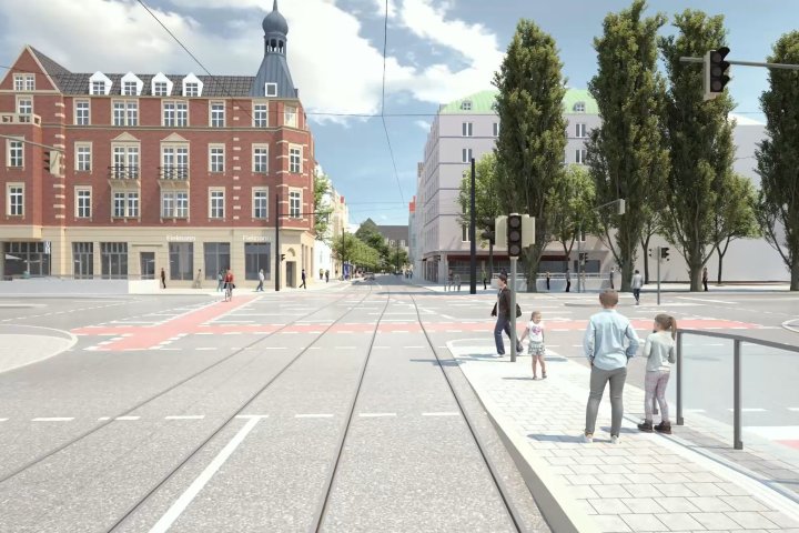 Planung Straßenbahn | Digitaler Zwilling und Animation