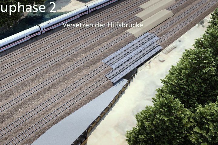 Animation Bauablauf Kreuzungsbauwerk | 3D-Modellierung und Animation