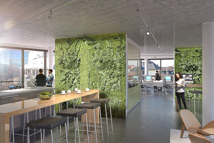 Entwicklung Bürowelten | Visualisierungen und 3D-Grundrisse