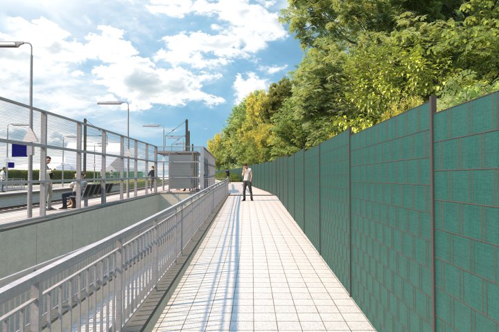 Planung Haltestelle Stadtbahn | Visualisierung