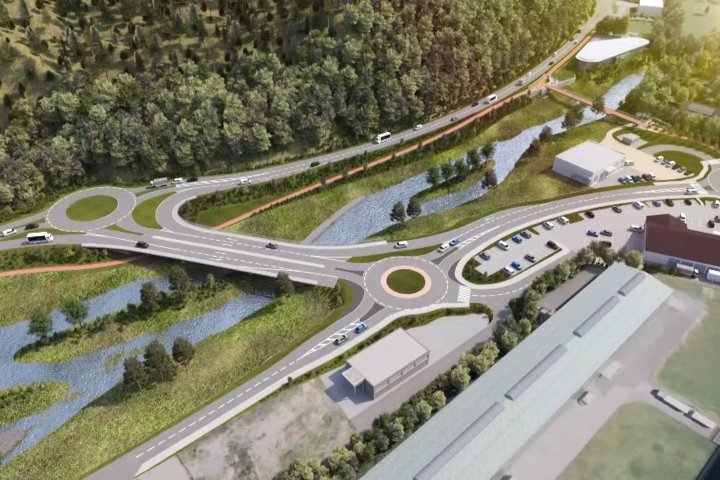 Straßen- und Brückenplanung. Straßen. NRW | Animation