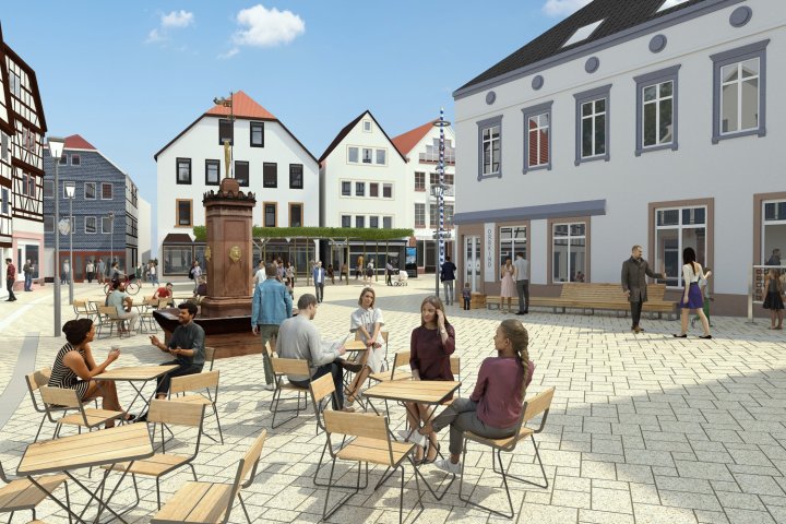 Platzgestaltung | Visualisierung