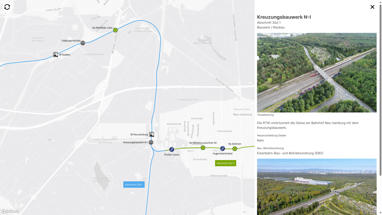Interaktive Karte der RTW | RTW Planungsgesellschaft mbH Interaktive Karte der RTW | RTW Planungsgesellschaft mbH